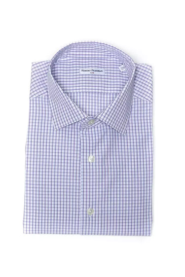 Elegant Burgundy Cotton Slim Shirt